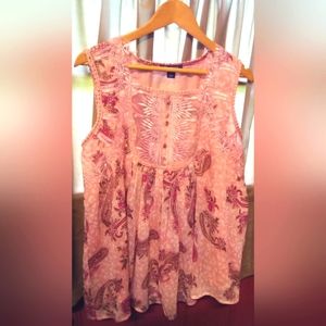 Romans lace and paisley tunic